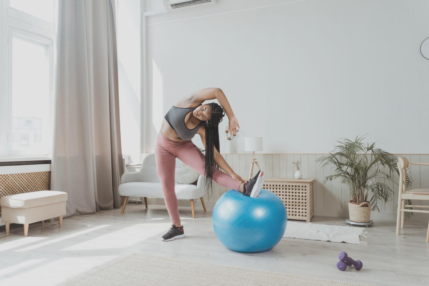Muscle preparation demonstration showing proper hand positioning and technique application